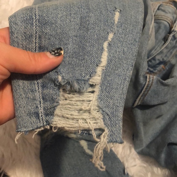 Zara Skinny Mid Rise Floral Embroidered Jeans - Picture 7 of 8